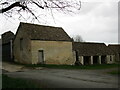 Barn and cart shed. Beverston Castle Farm in GL8 8TT