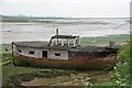 Abandoned Boat on Hamford Water in CO16 0NJ