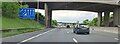 M25 northbound, within Junction 30 in RM15 5JZ
