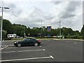 Aldi car park, Ruabon in LL14 6EE
