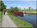 Narrowboat on the Leeds and Liverpool Canal. in BD23 3NA