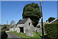 Buildings at the entrance to Abdie old kirk in KY14 6JN