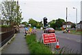 Roadworks on Frinton Road in CO13 0FL