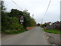 Cordy's Lane approaching level crossing in IP11 0TW