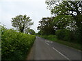 Woodbridge Road (B1083) leaving Alderton in IP12 3BB