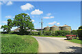 Barns and silos at Thurrocks Farm in CB11 4SH