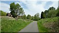 Cycle path following route of former railway in M19 3JU