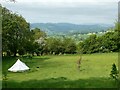 Bell tent in a field near Moelydd in SY10 9EB