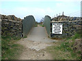 Bridleway bridge at Crosland in HD4 7EE