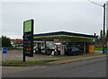 Service station on Station Road (B1116) in IP13 9EF