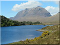 Loch Clair and the classic view of Liathach in Ross and Cromarty