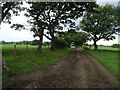 Track to Breworth Fold Farm in PR6 8PB