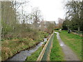 Path alongside Kylintra Burn, Grantown-on-Spey in PH26 3EN