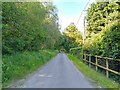 Unnamed lane towards Woolton Hill in RG20 9XT