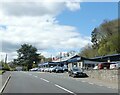 Motor dealers by A40 east of Glangrwyney in NP8 1EP