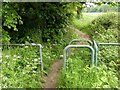 Ex-kissing gate on the footpath from Oxton to Calverton in NG25 0SQ