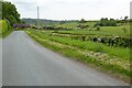 Country road approaching Salt in ST18 9TE