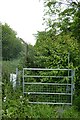 Gate onto a bridleway in HG5 8TH