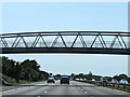 M4 passing under bridge near Dauntsey in SN15 4LD