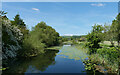 The Ulverston Canal seen from the Rolling Bridge in LA12 7QW
