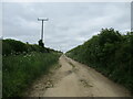 Track to fields between A614 and Woldgate in YO25 4NN
