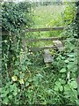 Stile crossing field boundary on MST28 in GL10 2JZ