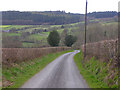Lane heading towards Olmarch in SA48 8NL