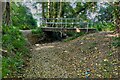 Footbridge over the empty Fulfen Slade in CB11 4BB