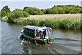 Ranworth: River Scene with boat in NR12 8PT
