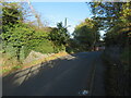 Bridge abutment in Mount Pleasant Road, Burntwood Pentre in Buckley Community