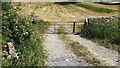 Gateway to field on NE side of Burton Road in LA9 7NA