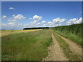Farm track off Castle Lane, Boothby Graffoe in Boothby Graffoe