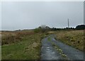 Moorland track to Bwlch y Geuffordd in SY23 4JD