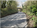 Bledlow: Perry Lane railway bridge in HP27 9QT