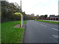Bus stop and shelter on Fir Tree Drive South, L12 in L11 6NE