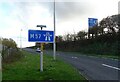 Slip road onto the M57 Motorway, Junction 6 in L32 9SR