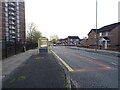 Bus stop and shelter on Broad Lane in L32 8TX