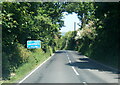 Lane at Aberporth village boundaey in SA43 2DT
