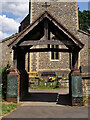 Sandridge : lych-gate to Church of St Leonard in Sandridge
