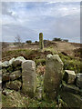 Waymarker Stone and Stile at Windyway Cross in ST10 2HS