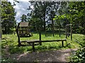 Play park in Condover Woodland Park in SY5 7BU