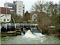 Weir and sluices at Bocking formerly Bradford Mill, Bocking in CM7 9SD