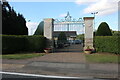 Memorial gates at Kirby Muxloe Parish Council and Library in LE9 2BP