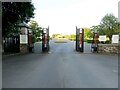 The entrance to Lytham Park Cemetery in FY8 4FG
