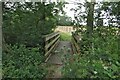 Footbridge on the Hertfordshire Way in SG9 0RE
