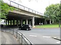 Roundabout under the Coast Road at Willington Square in NE28 0RB