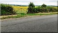 View through gateway on west side of Saltby Road opposite The Sidings in LE14 4RJ