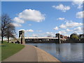The Suspension Bridge from the Victoria Embankment in NG2 7RG