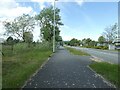 Cycle route through Deeside Industrial Estate in CH5 2LL