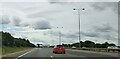 A1(M) southbound, approaching Sawtry in PE28 5RS